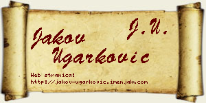 Jakov Ugarković vizit kartica